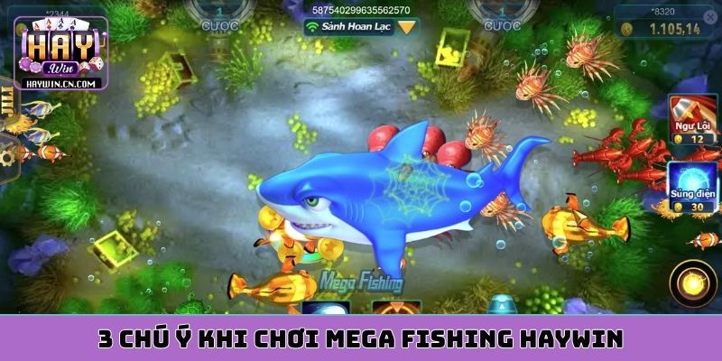 3 chú ý khi chơi mega fishing HAYWIN
