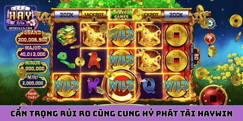 Cẩn trọng rủi ro cùng Cung Hỷ Phát Tài HAYWIN