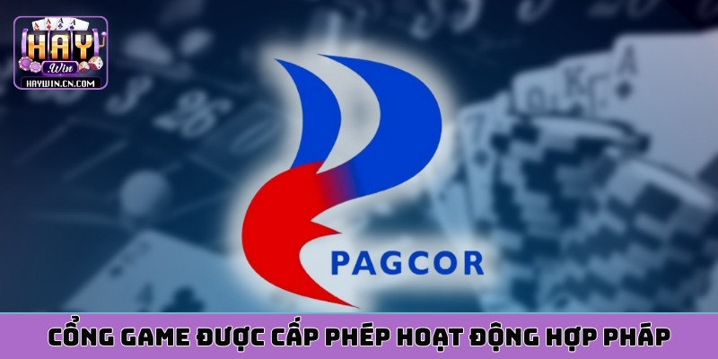 Cổng game cấp phép hoạt động hợp pháp