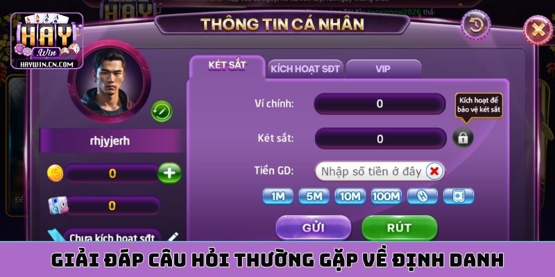 Giải đáp câu hỏi thường gặp về định danh