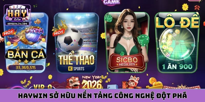 HAYWIN sở hữu nền tảng công nghệ đột phá