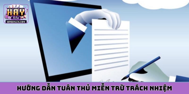 Hướng dẫn tuân thủ miễn trừ trách nhiệm
