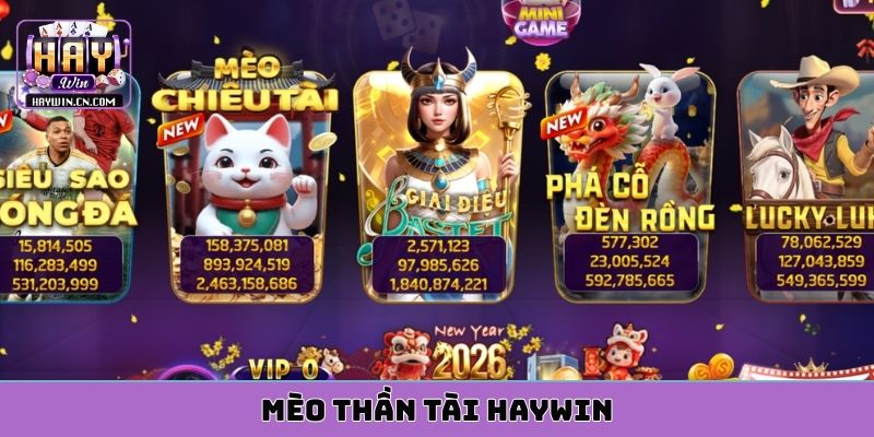 mèo thần tài HAYWIN