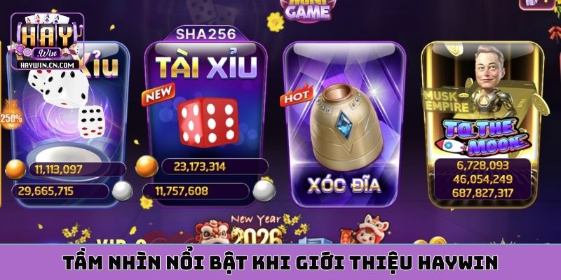 Tầm nhìn nổi bật khi giới thiệu HAYWIN