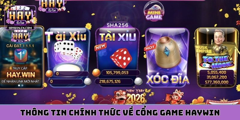 Thông tin chính thức về cổng game HAYWIN